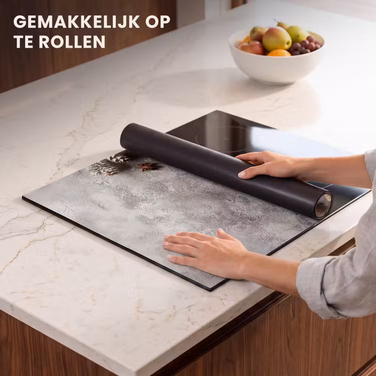 Inductie beschermer - Kerst - Bakken - Grijs - Landelijk — 7