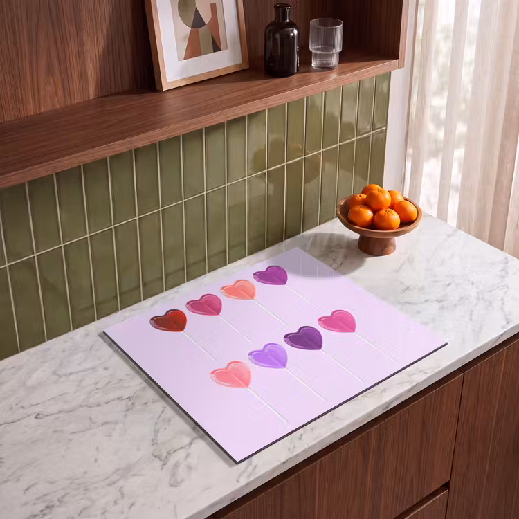 Inductie beschermer - Lolly - Hart - Roze - Snoep — 4