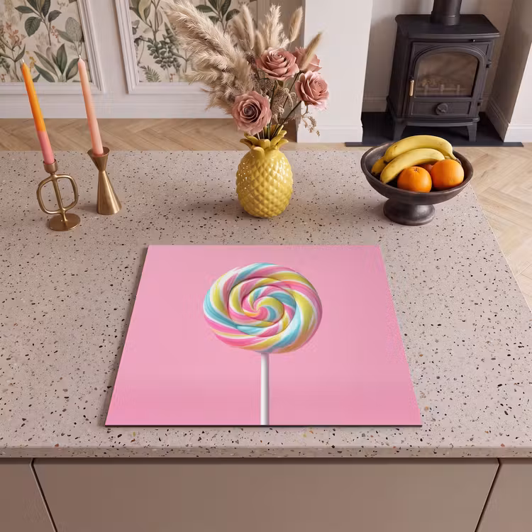 Inductie beschermer - Lolly - Roze - Snoep - Zoet — 3