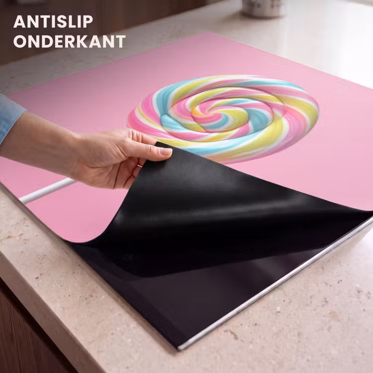 Inductie beschermer - Lolly - Roze - Snoep - Zoet — 6