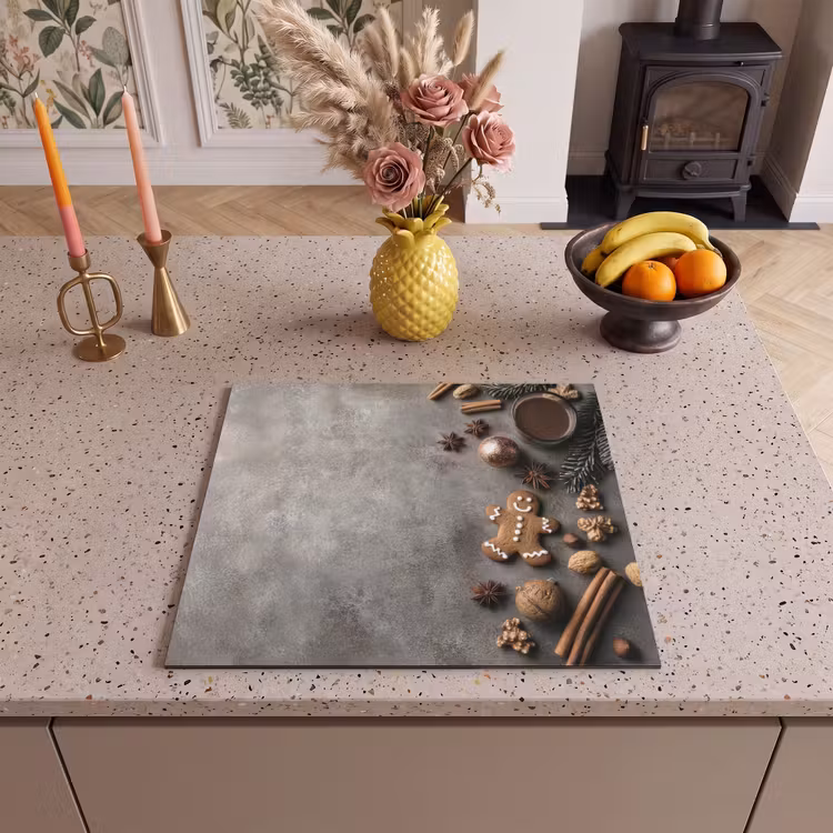 Inductie beschermer - Winter - Kerst - Warm - Eten — 3