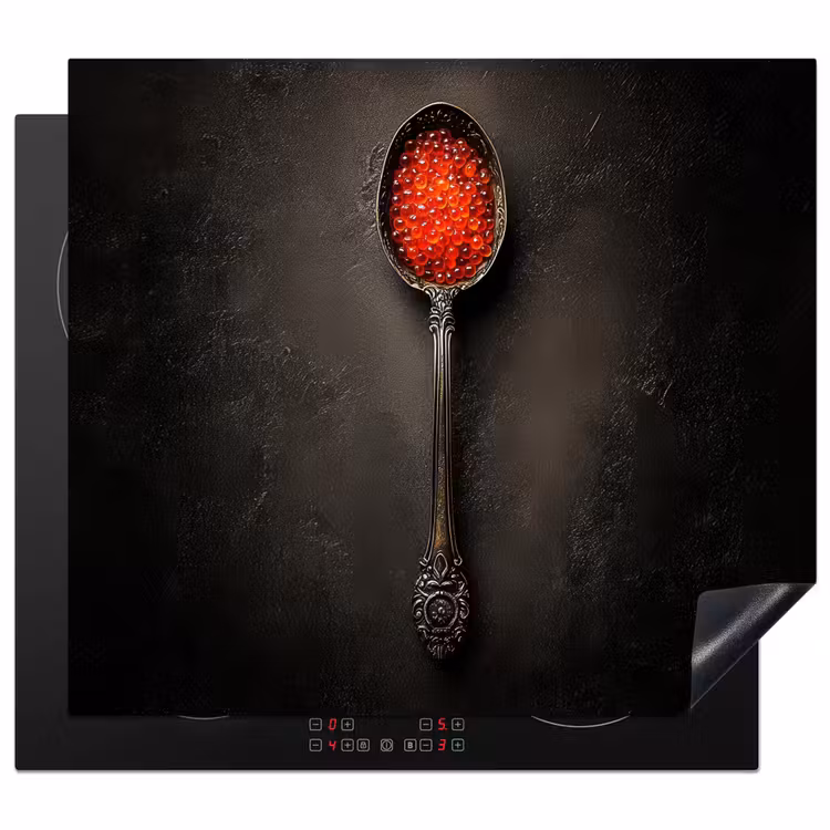 Inductie beschermer - Zwart - Lepel - Caviar — 1