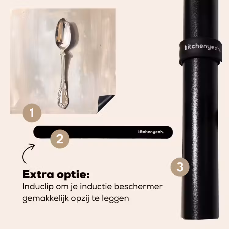 Inductie beschermer - Lepel - Verf - Zilver — 8