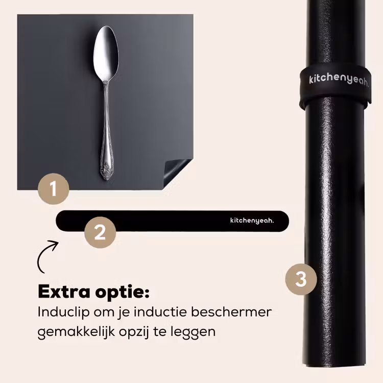 Inductie beschermer - Zilver - Metaal - Lepel — 8