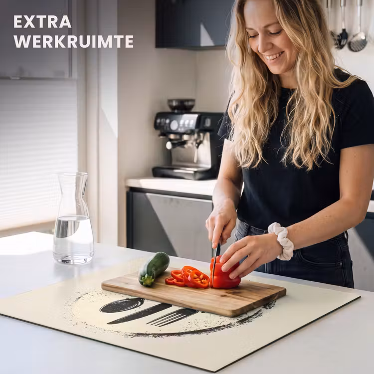 Inductie beschermer - Zwart - Bestek - Rondje — 5