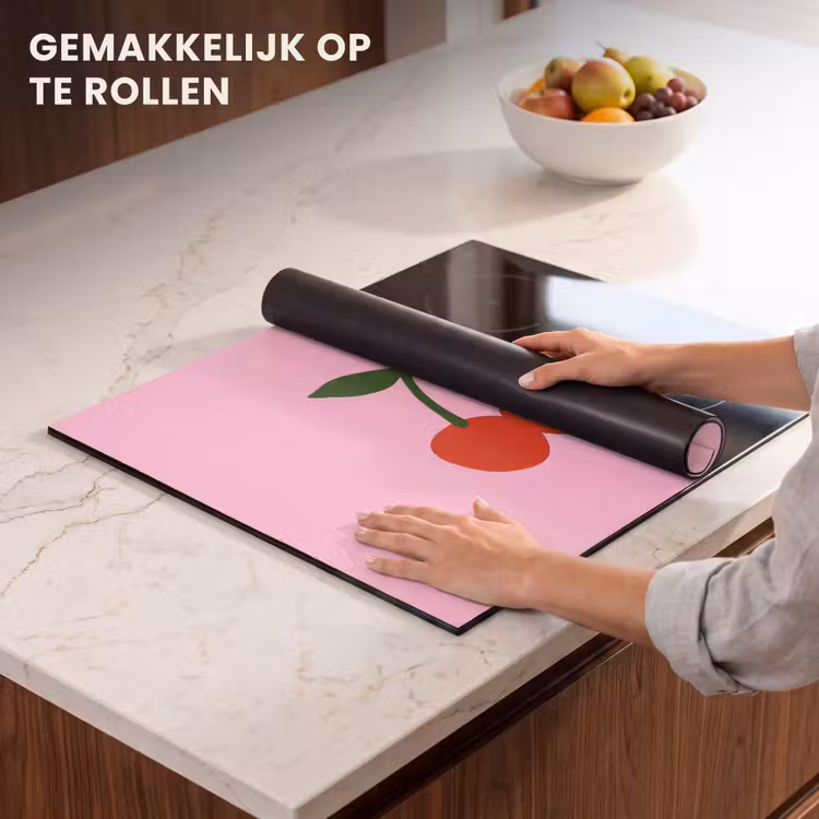Inductie beschermer - Kersen - Roze - Illustratie — 7