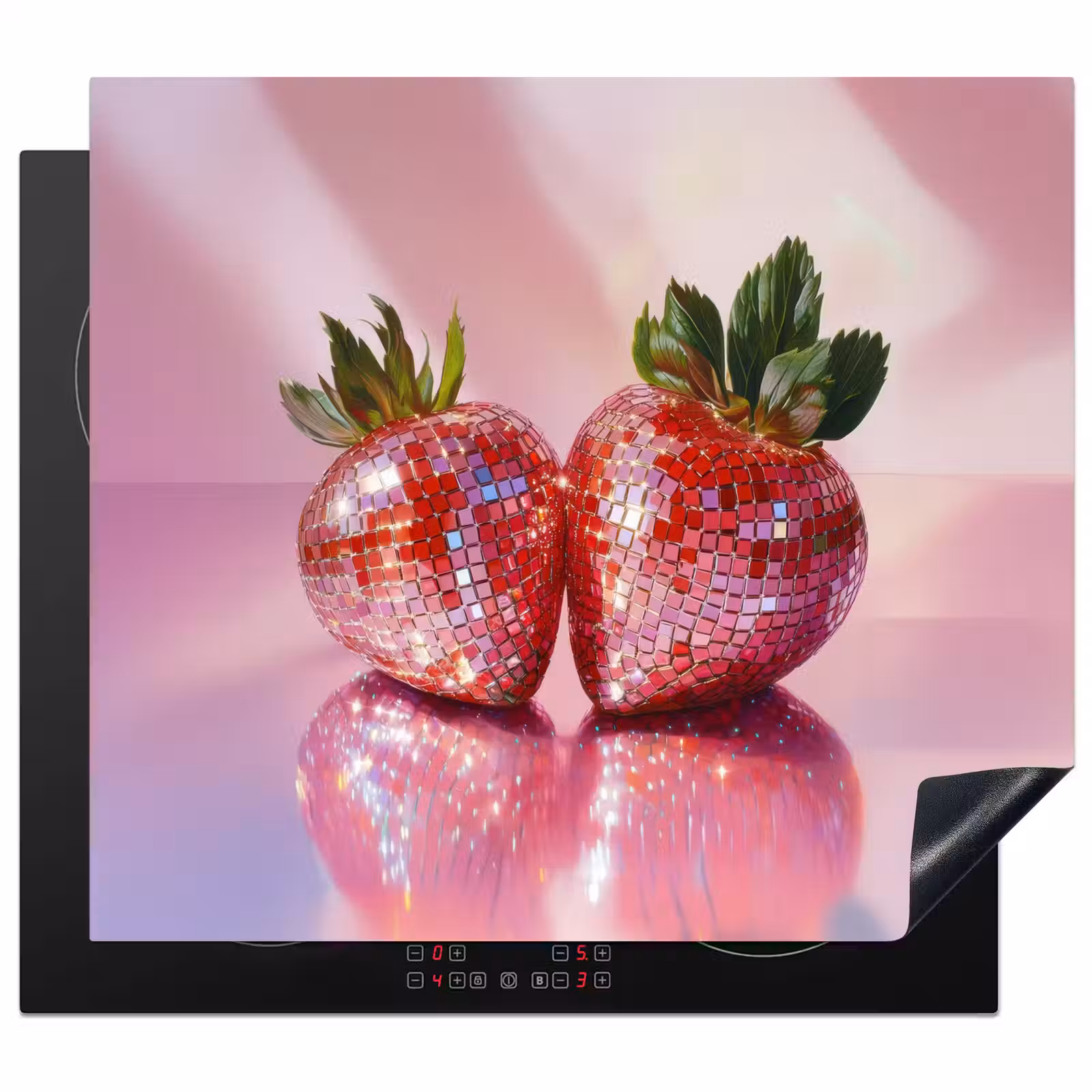 Inductie beschermer - Disco - Fruit - Glitter - Strawberry — 1