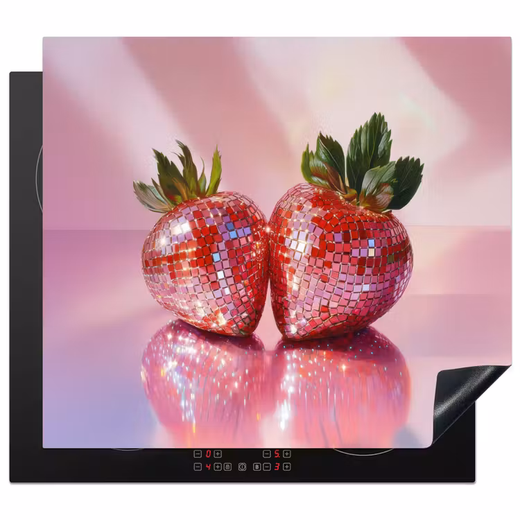 Inductie beschermer - Disco - Fruit - Glitter - Strawberry — 1
