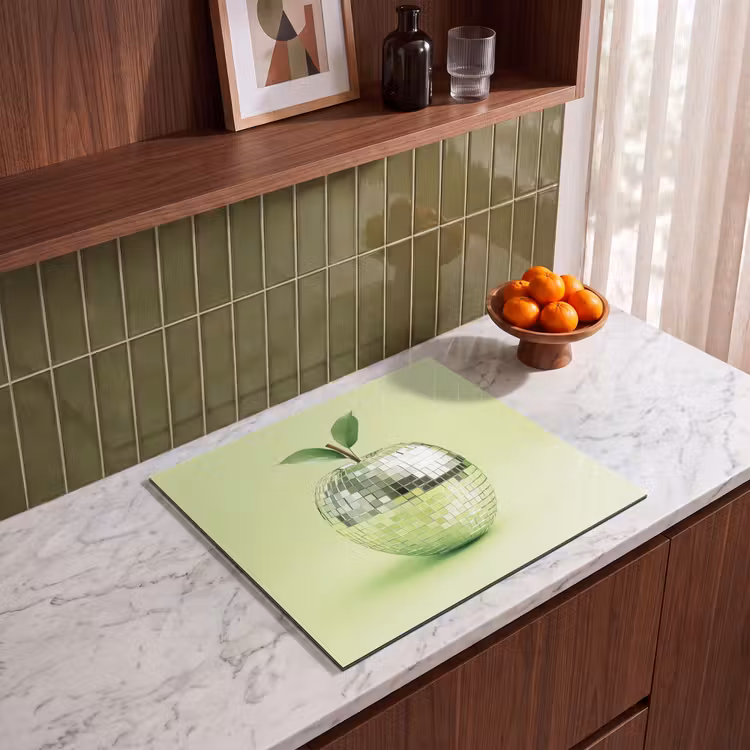 Inductie beschermer - Groen - Disco - Decoratie - Appel — 4
