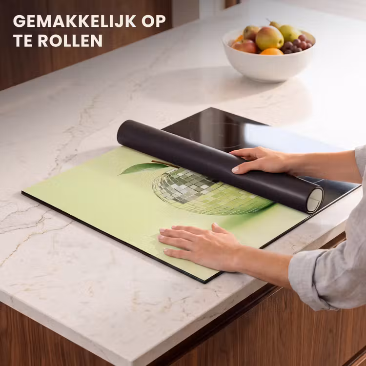 Inductie beschermer - Groen - Disco - Decoratie - Appel — 7