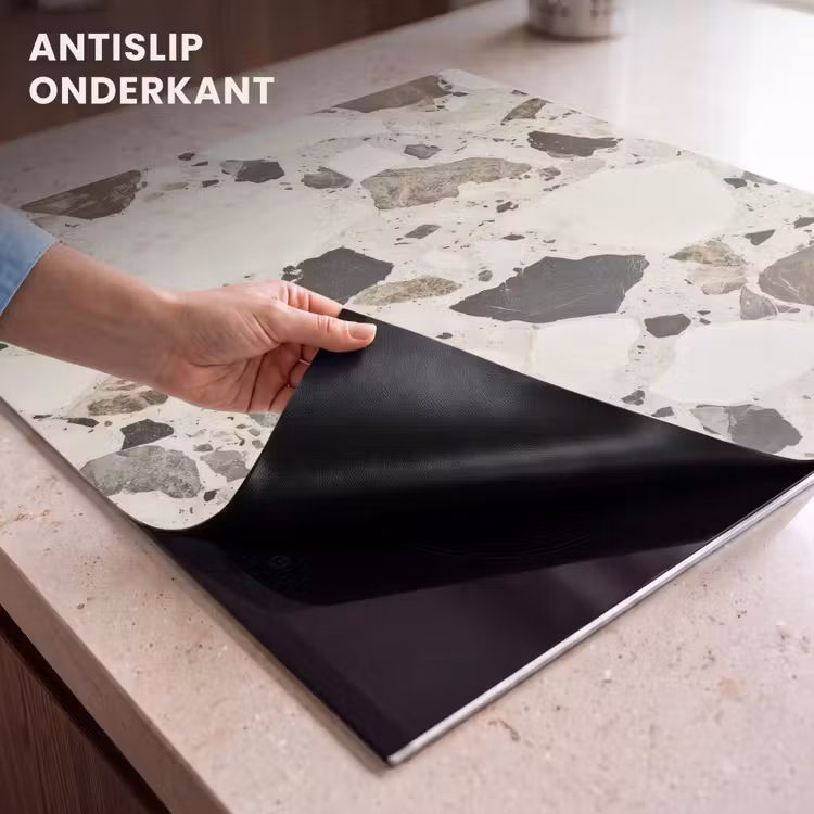 Inductie beschermer - Neutral - Stenen - Decoratie - Terrazzo — 6