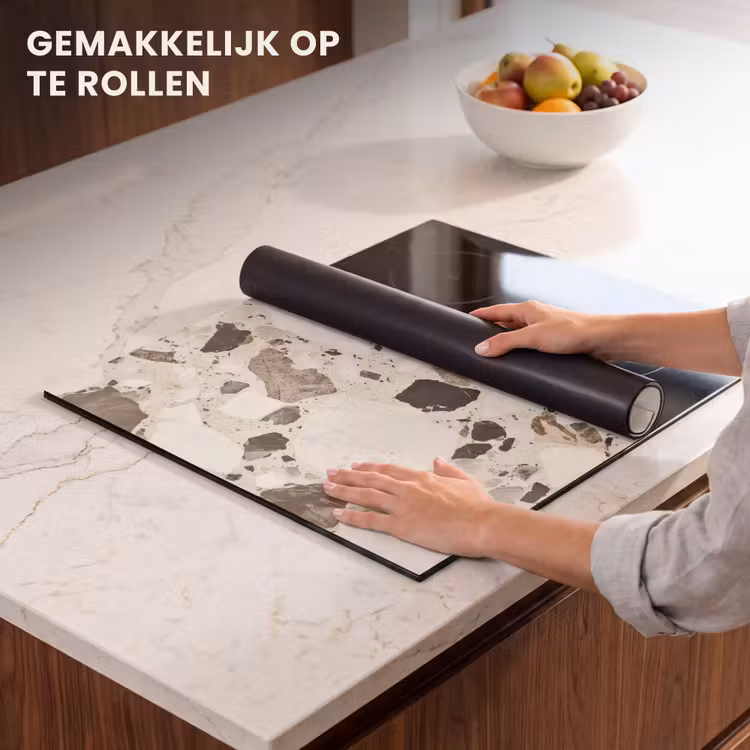 Inductie beschermer - Neutral - Stenen - Decoratie - Terrazzo — 7