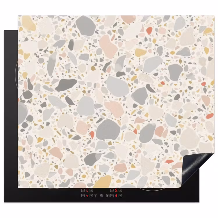 Inductie beschermer - Patronen - Licht - Terrazzo - Decoratie — 1