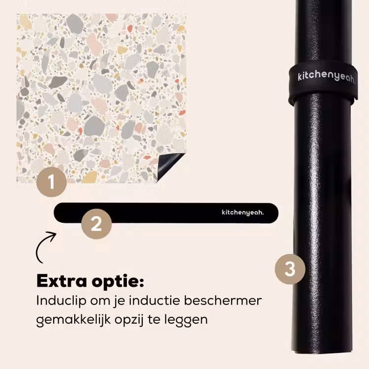 Inductie beschermer - Patronen - Licht - Terrazzo - Decoratie — 8