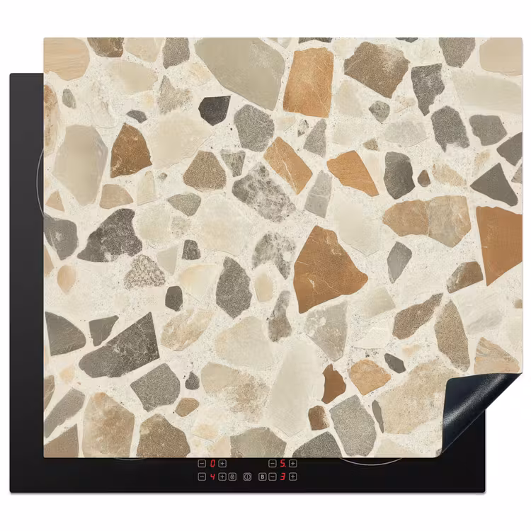Inductie beschermer - Stenen - Terrazzo - Decoratie - Tegels — 1