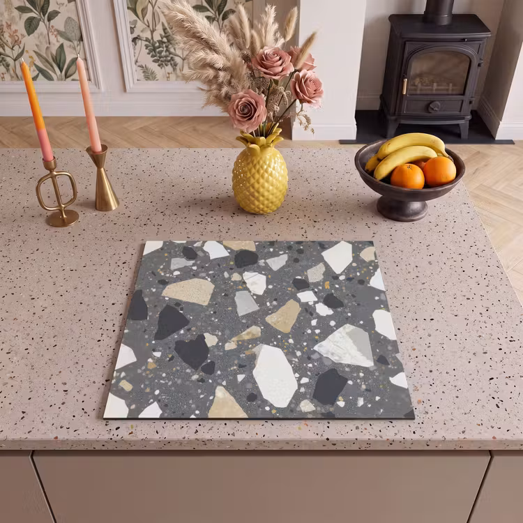 Inductie beschermer - Terrazzo - Decoratie - Interieur - Stenen — 3