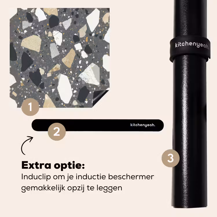 Inductie beschermer - Terrazzo - Decoratie - Interieur - Stenen — 8