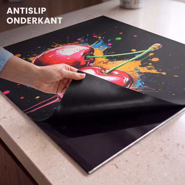 Inductie beschermer - Kersen - Fruit - Graffiti - Verf - Abstract - Modern - Kleurrijk — 6