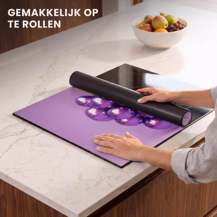 Inductie beschermer - Druif - Disco - Glitter - Paars — 7