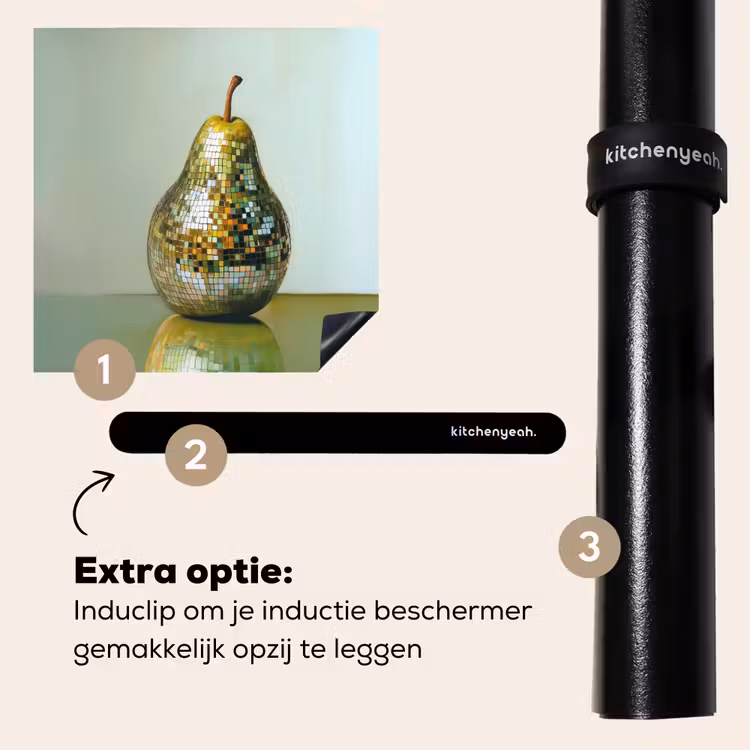 Inductie beschermer - Fruit - Disco - Art - Glitter — 8