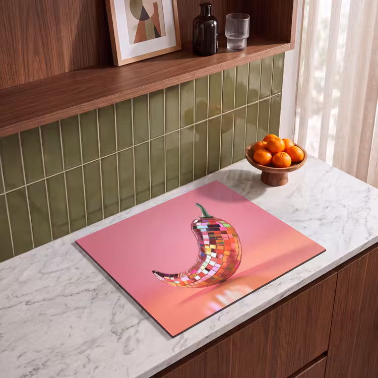 Inductie beschermer - Peper - Disco - Rood - Glitter — 4