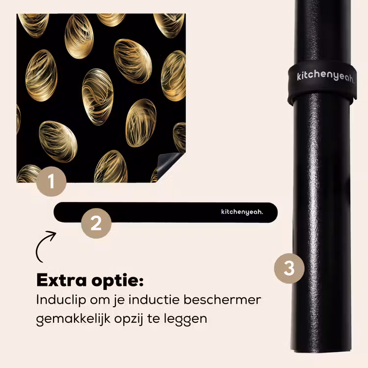 Inductie beschermer - Eieren - Goud - Patroon — 8