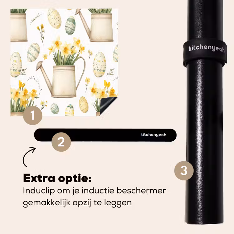 Inductie beschermer - Gieter - Bloemen - Eieren — 8