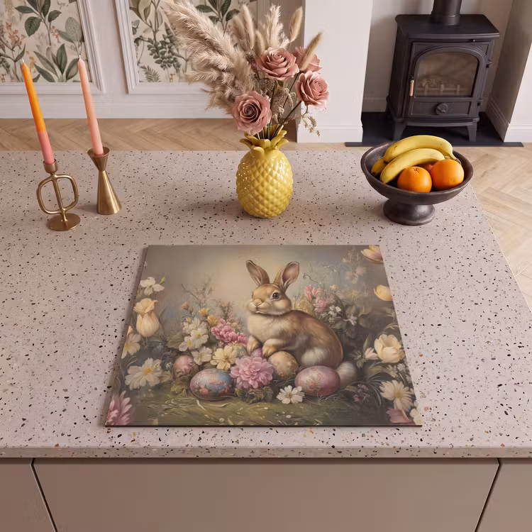 Inductie beschermer - Haas - Stilleven - Bloemen — 3