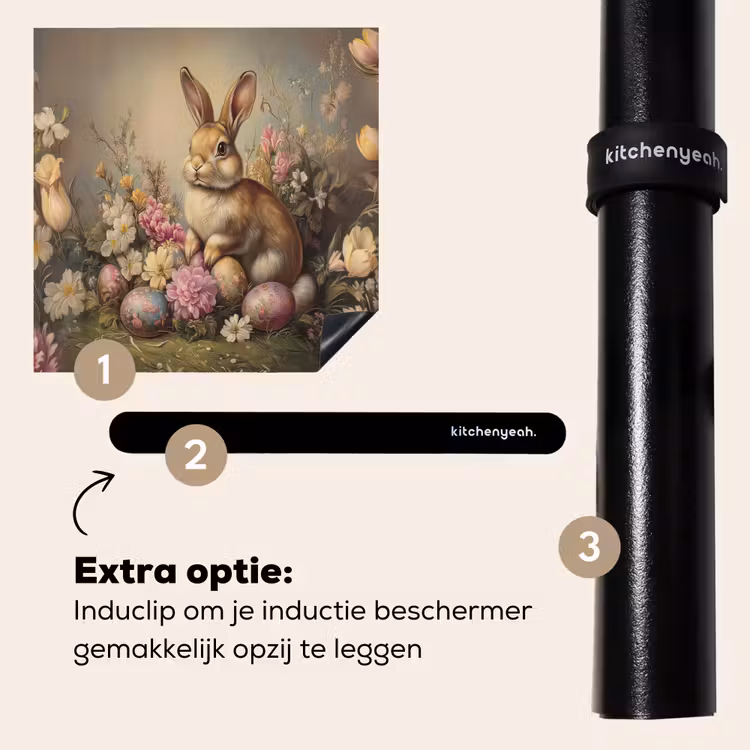 Inductie beschermer - Haas - Stilleven - Bloemen — 8