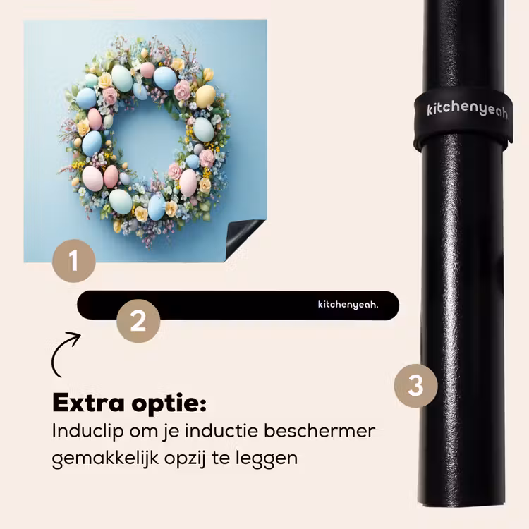 Inductie beschermer - Krans - Eieren - Bloemen — 8