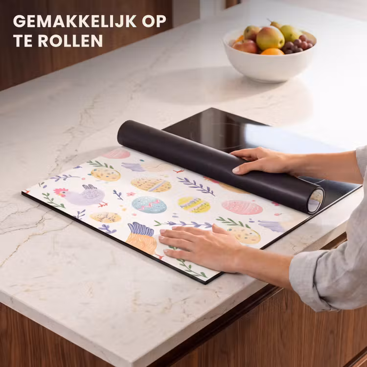 Inductie beschermer - Patroon - Kip - Paaseieren — 7