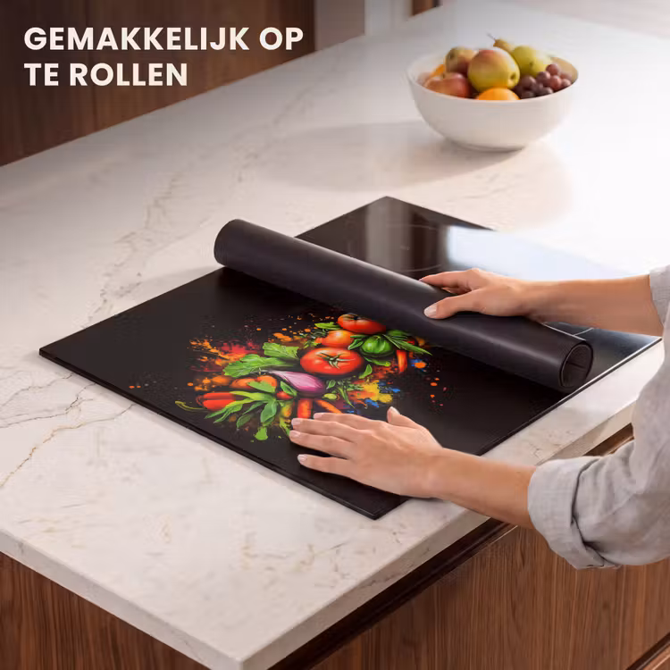 Inductie beschermer - Groente - Eten - Kruiden - Graffiti - Koken — 7