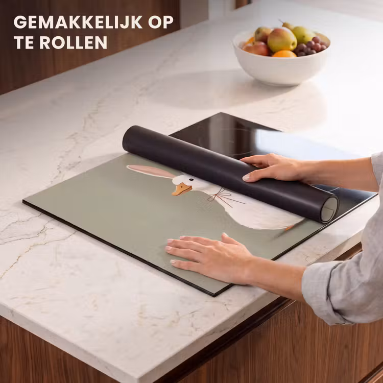 Inductie beschermer - Eend - Konijnoren - Grijs — 7