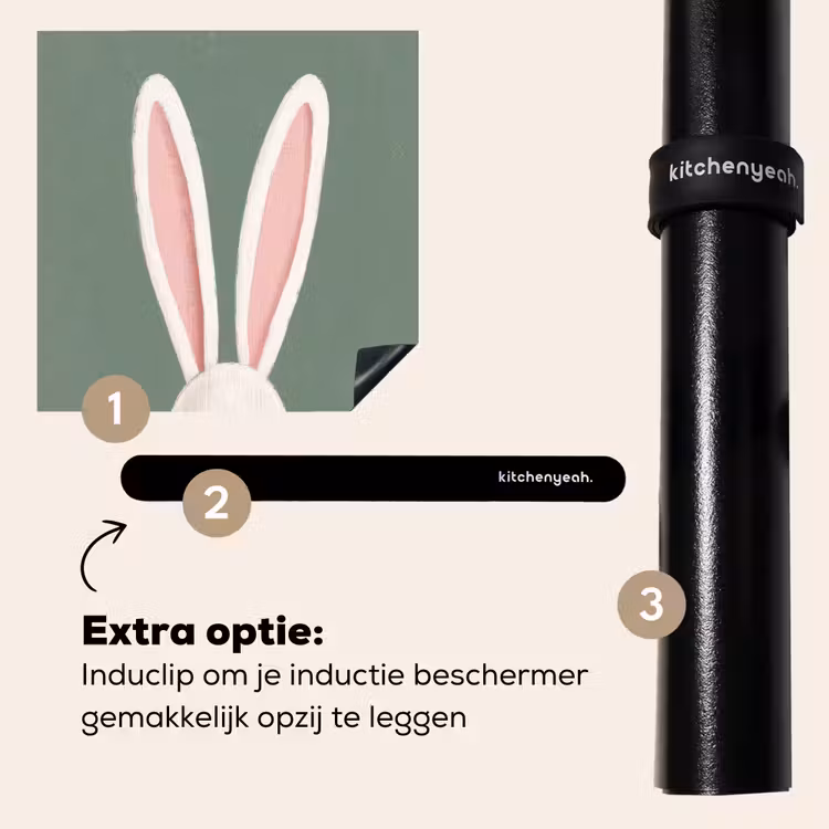 Inductie beschermer - Hazen - Oren - Roze — 8