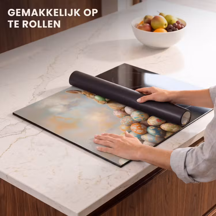 Inductie beschermer - Konijn - Eieren - Kleurrijk — 7