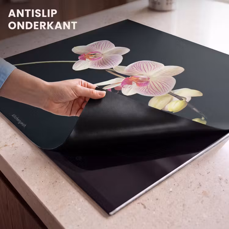 Inductie beschermer - Orchidee - Roze - Bloemen — 6