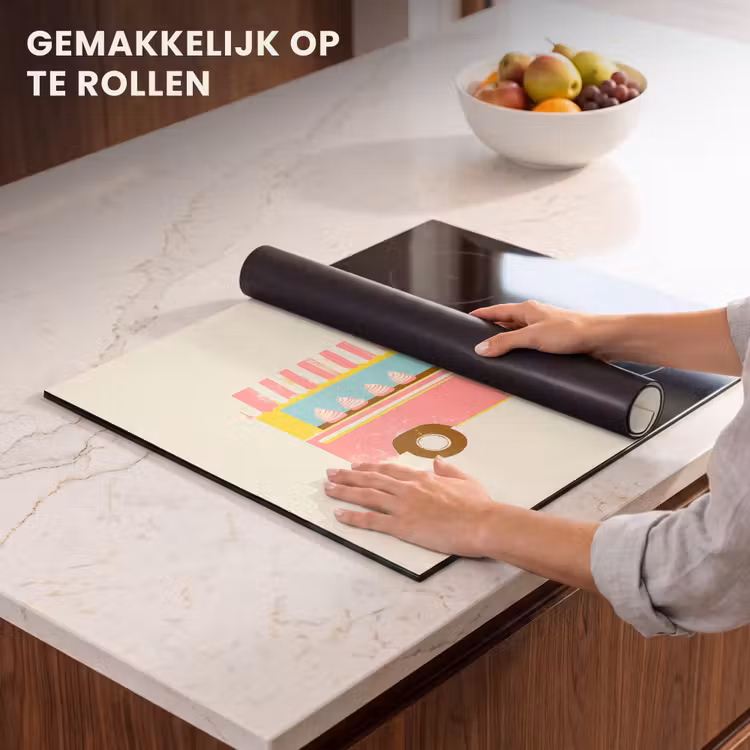 Inductie beschermer - Ijskar - Retro - Softijsjes - Roze — 7