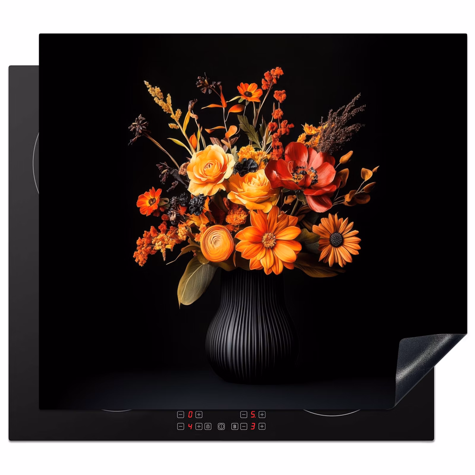 Inductie beschermer - Herfst - Boeket - Oranje — 1