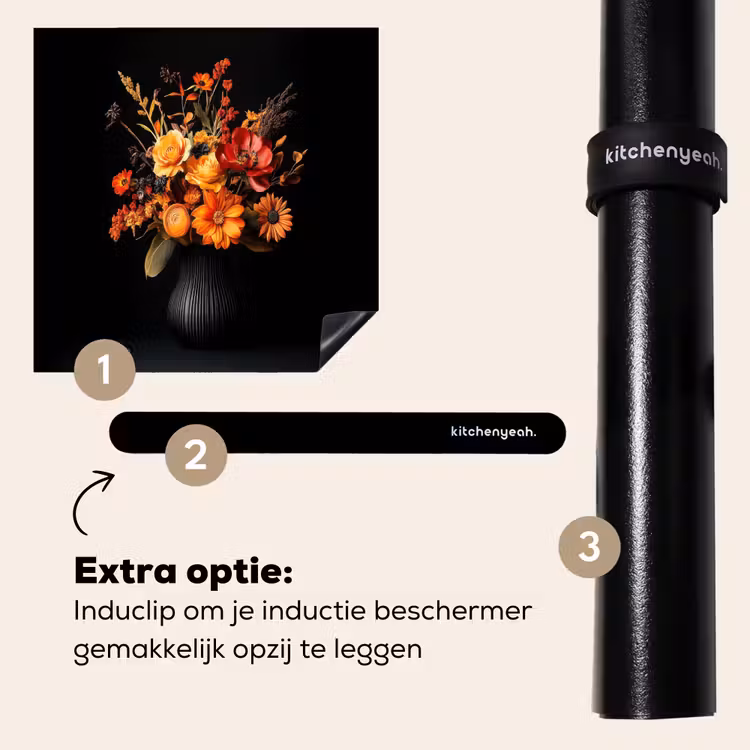 Inductie beschermer - Herfst - Boeket - Oranje — 8