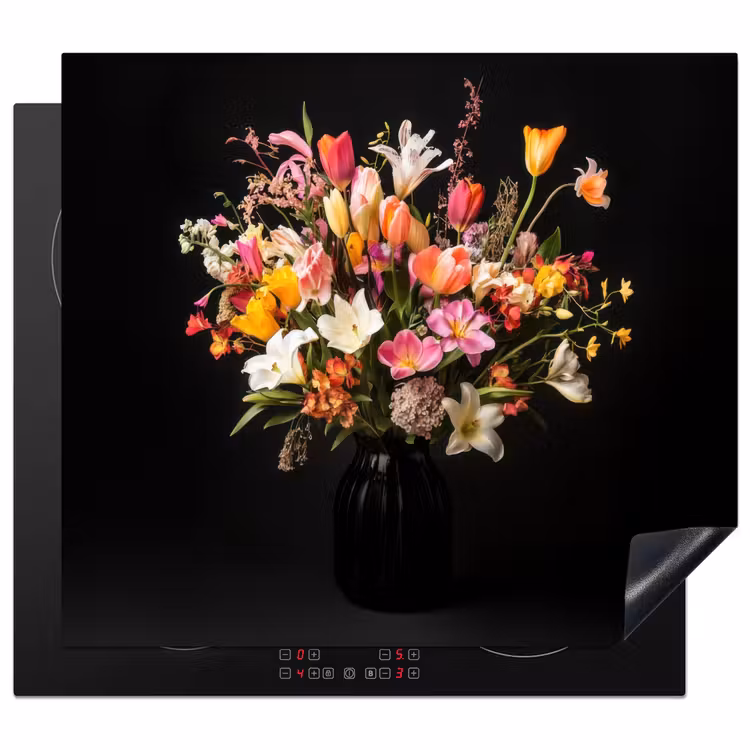 Inductie beschermer - Vaas - Bloemen - Tulpen — 1