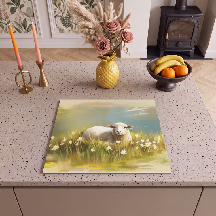 Inductie beschermer - Schaap - Weide - Groen — 3