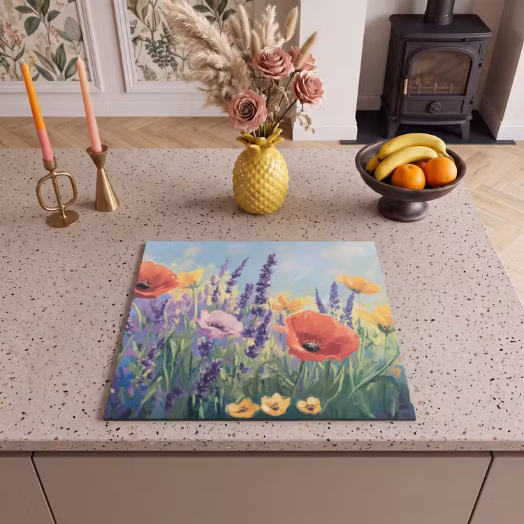 Inductie beschermer - Weide - Bloemen - Kleurrijk — 3