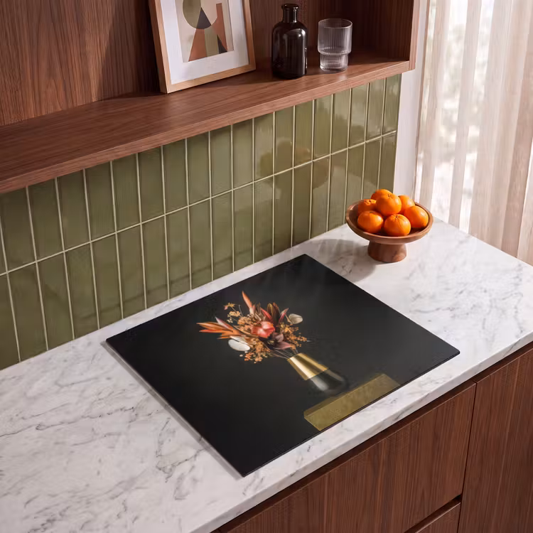 Inductie beschermer - Exotisch - Boeket - Vaas - Goud — 4
