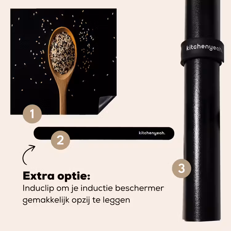 Inductie beschermer - Sesam - Lepel - Zwart — 8