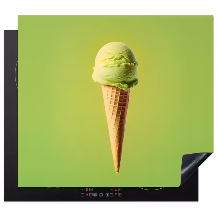 Inductie beschermer - Hoorntje - Schepijs - Groen — 1