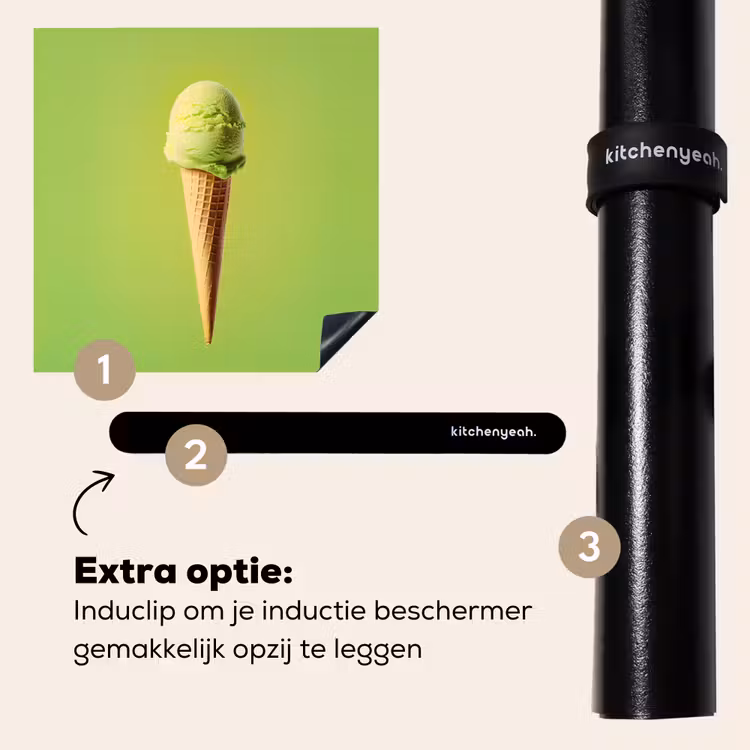 Inductie beschermer - Hoorntje - Schepijs - Groen — 8
