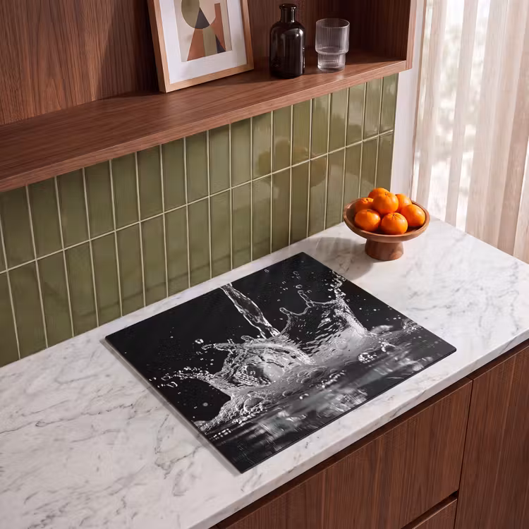 Inductie beschermer - Water - Splash - Zwart — 4