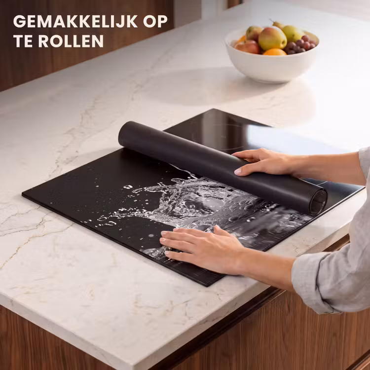 Inductie beschermer - Water - Splash - Zwart — 7