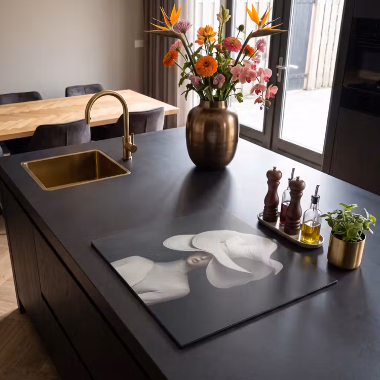 Inductie beschermer - Modern - Vrouw - Hoed — 2