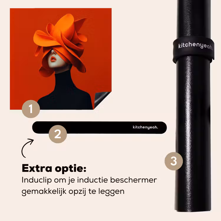 Inductie beschermer - Oranje - Hoed - Vrouw — 8